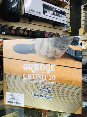 【老羊樂器店】開發票 英國 Orange CRUSH 20 電吉他音箱 20W 音箱 贈導線 公司貨