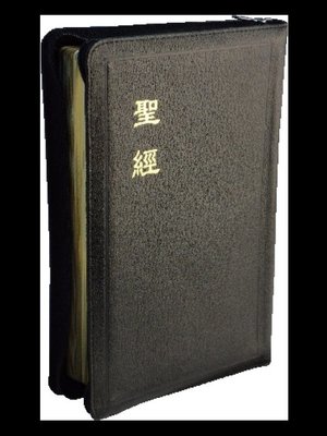 【中文聖經和合本】CU87AZ 和合本 神版 大字型 大字版聖經 黑色皮拉鍊金邊