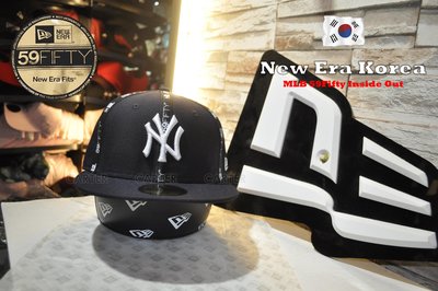 New Era Korea x NY Yankees Inside Out 59Fifty 韓國線紐約洋基內裏倒反全封帽