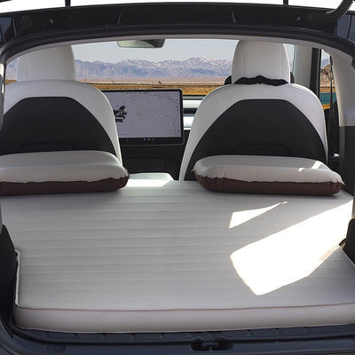 特斯拉model Y車好眠自動充氣睡墊 SUV後備箱旅行氣墊床 汽車床墊 充氣床墊 車用床墊
