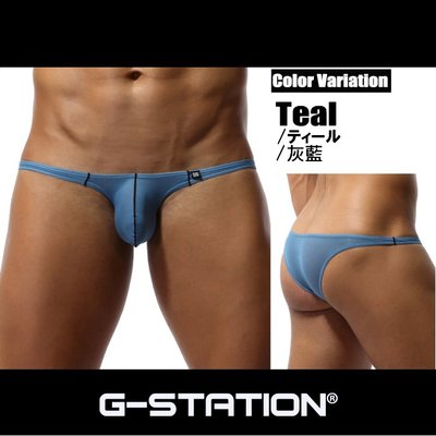 G-STATION 日本設計．【JZ07_】【S.M.L號】比基尼超薄超低腰小三角 男三角內褲底褲．Jn男潮內著