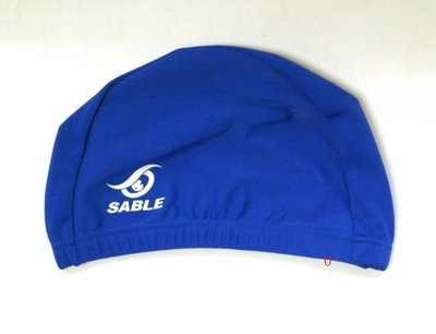 現貨SCN(C3藍色) 【黑貂泳帽SABLE】尼龍泳帽/彈性布泳帽/每頂