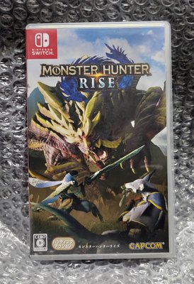NS　Switch 魔物獵人 崛起 (Monster Hunter Rise)　純日版 (內含繁體中文) 二手品