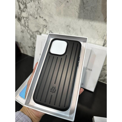 『甜甜二手』RIMOWA iPhone 黑色/銀色 鋁鎂合金材質 手機殼 保護殼 52900017