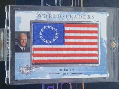 2020 DECISION World Leaders Flag Patch JOE BIDEN