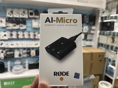 禾豐音響 RODE AI-Micro 3.5mm 錄音介面 公司貨