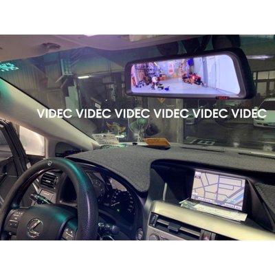 威德汽車精品 全球通 XP-9 四錄流媒體 後視鏡行車紀錄器 觸控螢幕 防眩廣角 LEXUS RX300 實車照