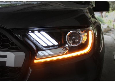 合豐源 車燈 福特 RANGER T7 16 17 18 年 大燈 頭燈 LED 導光 流光跑馬 方向燈 皮卡 撼路者