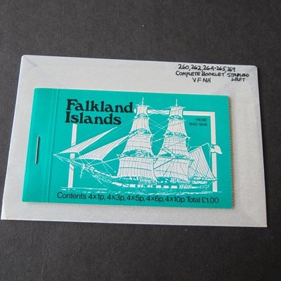 【雲品二】福克蘭群島Falkland Islands 1978 ship Booklet MNH #1 庫號#B301 47154
