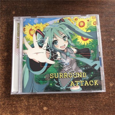 日版拆封 初音未來 初音ミク Surround Attack 唱片 CD 歌曲【奇摩甄選】90