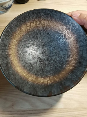 黑柚子結晶抹茶碗