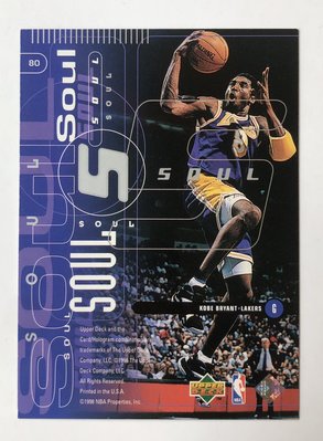 [NBA]1998 UPPER DECK Kobe Bryant/Shaquille O’Nea 科比/歐尼爾 雙面球卡