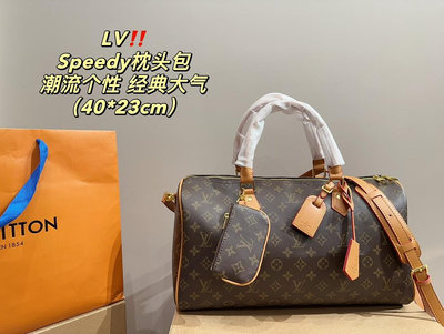 【二手包包】尺寸40.23LV Speedy枕頭包獨特的藝術氣息顏值高NO51470