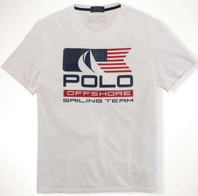 破盤大降價！全新 POLO Ralph Lauren 高質感男裝短袖航海風格 T 恤，低價起標無底價！本商品免運費！