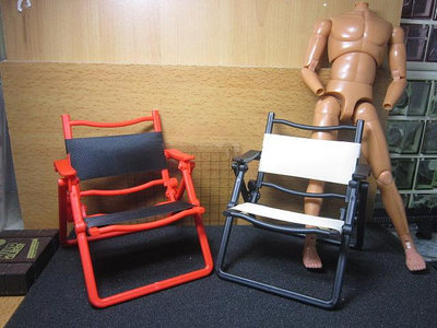 F1家具部門 mini模型1/6折疊款休閒躺椅一張(可收納)