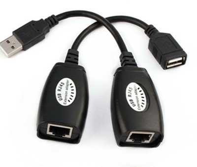 USB訊號延長器 USB TO RJ45 USB延長器   網路線延長USB 信號放大器