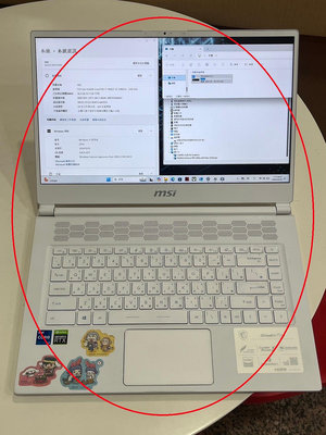 【艾爾巴二手】MSI MS-1562 i7/16G/512G/RTX2060 15.6吋 白#二手筆電#新興店96284