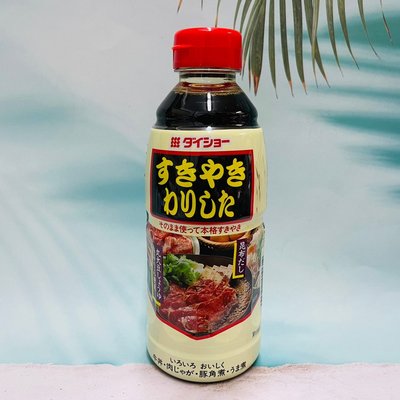 日本 DAISHO 大昌 壽喜燒醬 壽喜燒調味料 昆布汁 丸大豆醬油 600ml