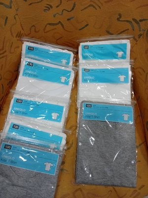 UNIQLO 日本純棉兒童內衣8件(110-130)