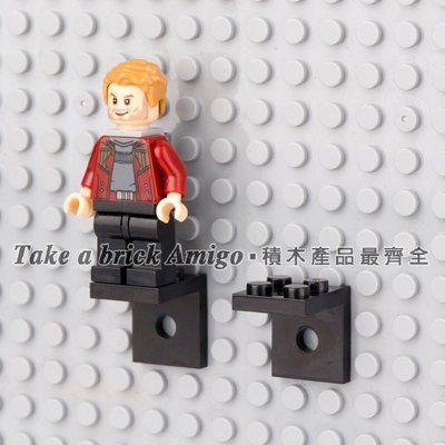 阿米格Amigo│ 黑色L型 積木 配件 零件 散磚 人偶 非樂高LEGO但相容