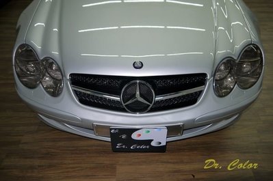 Dr. Color 玩色專業汽車包膜 M-Benz SL500 車燈保護膜