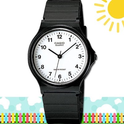 【促銷款】CASIO 時計屋 卡西歐手錶 MQ-24-7B 學生錶 中性錶 指針錶 膠質錶帶(另有MW-59)
