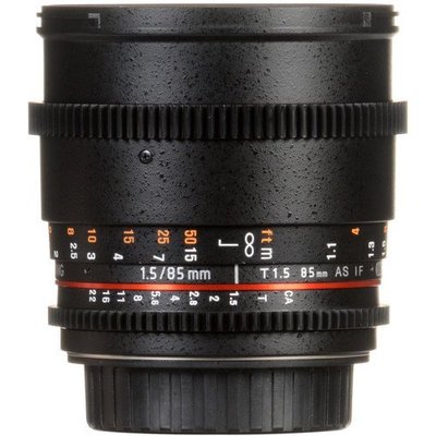 彩色鳥(三陽 電影 鏡頭 出租)租Samyang 85mm T1.5 VDSLRII Cine Lens EF