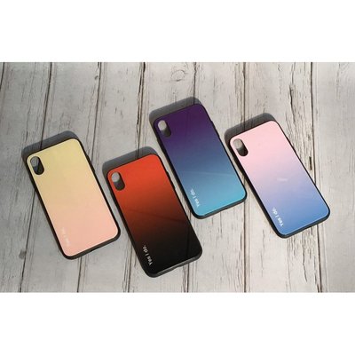 蘋果 IPHONE i6 i6s plus i7 i8 i7Plus i8Plus SE2 漸層 漸變 玻璃背蓋 手機殼