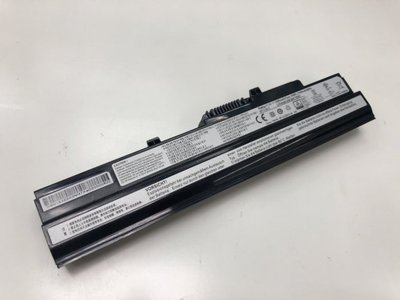 ☆【全新微星原廠 MSI U90 U100 U100L U135 U250 U270 電池 BTY-S11】☆【3CELL 黑色】台北光華自取