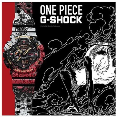 鼎飛臻坊 CASIO G-SHOCK X ONE PIECE 海賊王 魯夫款 手錶 腕錶 日本正版
