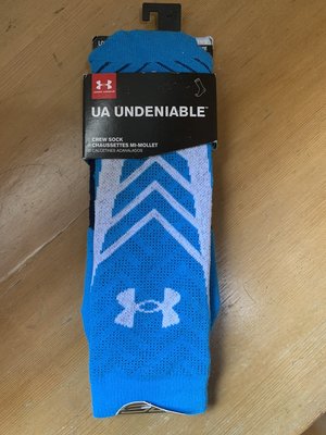 Under Armour UA Undeniable Crew Socks 籃球襪 全新 Curry 勇士隊