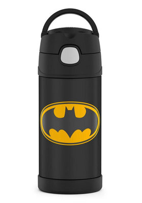 最新款美國膳魔師Thermos FUNtainer 不鏽鋼保溫保冷瓶吸管水壺蝙蝠俠