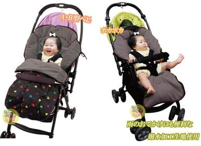 【JPGO】宅配限定！出清~日本進口 迪士尼造型 嬰兒車專用睡袋 2way~米妮#060/KT#084/美樂蒂#091