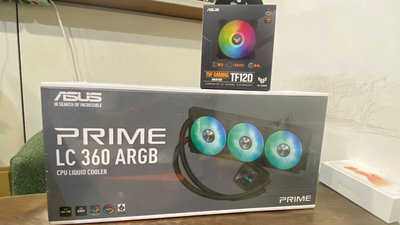 全新品 PRIME LC 360 ARGB 本月活動 送 TUF GAMING ARGB FAN TF120