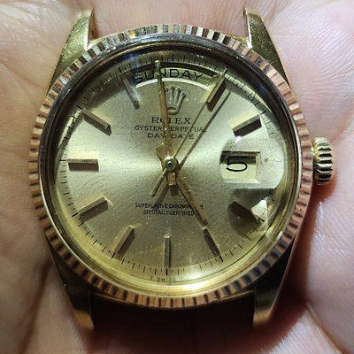 勞力士 rolex 1803 18k 原裝 金錶
