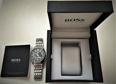 BOSS HUGO 限量 奢華 陀飛輪 透視 機械 腕錶 頂級 316 醫療級 不鏽鋼 精製 手錶