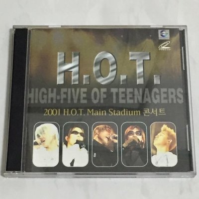 H.O.T HOT 2001 Live Main Stadium 奧林匹克演唱會現場專輯 長榮台灣版 2-VCD 附寫真