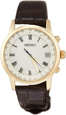 日本正版 SEIKO 精工 BRIGHTZ SAGZ102 男錶 手錶 電波錶 皮革錶帶 太陽能充電 日本代購