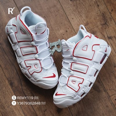 R’代購 2021 Nike Air More Uptempo PIPPEN 96 Renowned Rhythm Red 大AIR 白紅 921948-102