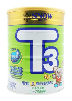 【雪印】金成長營養配方奶粉1罐(1-7歲適用)