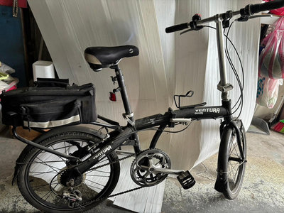 古著二手 VENTURA 黑色 折疊腳踏車 限樹林保安街自取 1元起標無底價
