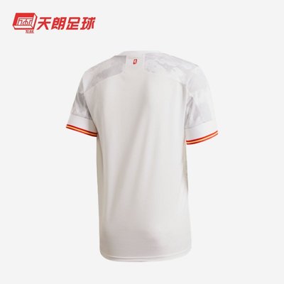 現貨熱銷-天朗足球 正品阿迪達斯2020歐洲杯西班牙客場球迷版球衣白EH6514~特價