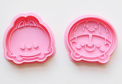 tsum tsum萬聖節 糖霜餅乾模具 3D立體按壓餅乾模
