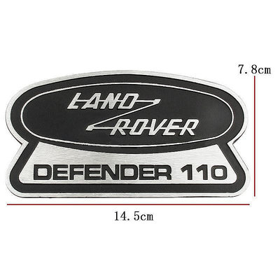 【熱賣精選】LAND ROVER 3d 金屬車身標誌貼紙汽車裝飾徽章貼花, 用於陸虎後衛士 110 英國現 4 5 範圍漫遊者