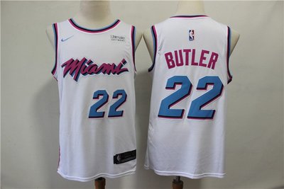 吉米·巴特勒 (Jimmy Butler)NBA邁阿密熱火隊 城市版 白色 球衣 22號