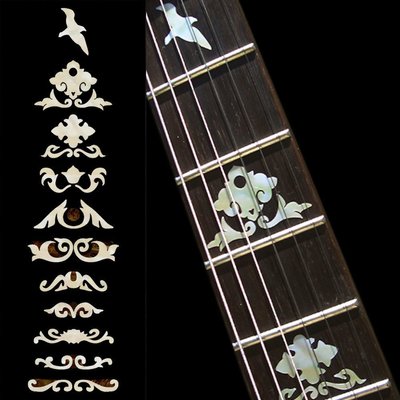 園之屋 現貨 日本製 Inlay sticker 珍珠白色 沃夫歌德 指板貼紙 民謠吉他 電吉他 貝斯