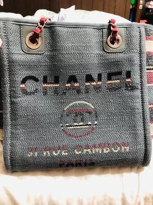 已售！真品 Chanel Deauville沙灘包 2018 款 罕有款