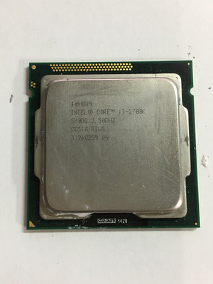電腦雜貨店→INTEL I7 2700K CPU 1155腳位 二手良品 $800