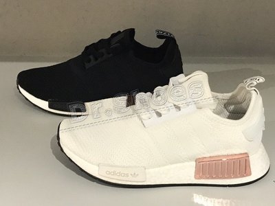 【Dr.Shoes 】Adidas NMD_R1 女鞋 編織 襪套 透氣 慢跑 休閒鞋 黑EE5172白EE5173