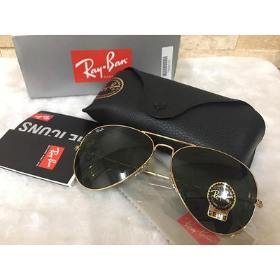 【Ray Ban 雷朋】經典飛官太陽眼鏡 3025-001 62男女款通用